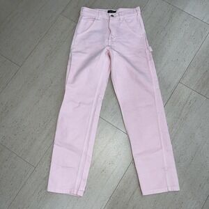 Vintage 90s Baggy Painter Pants Stan Ray Baby Pink Size 27